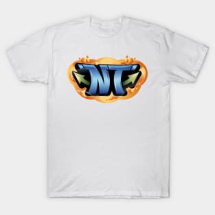 NT graffiti letters T-Shirt